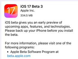 ηiOS / iPadOS 17 Beta 3 ʲôһ