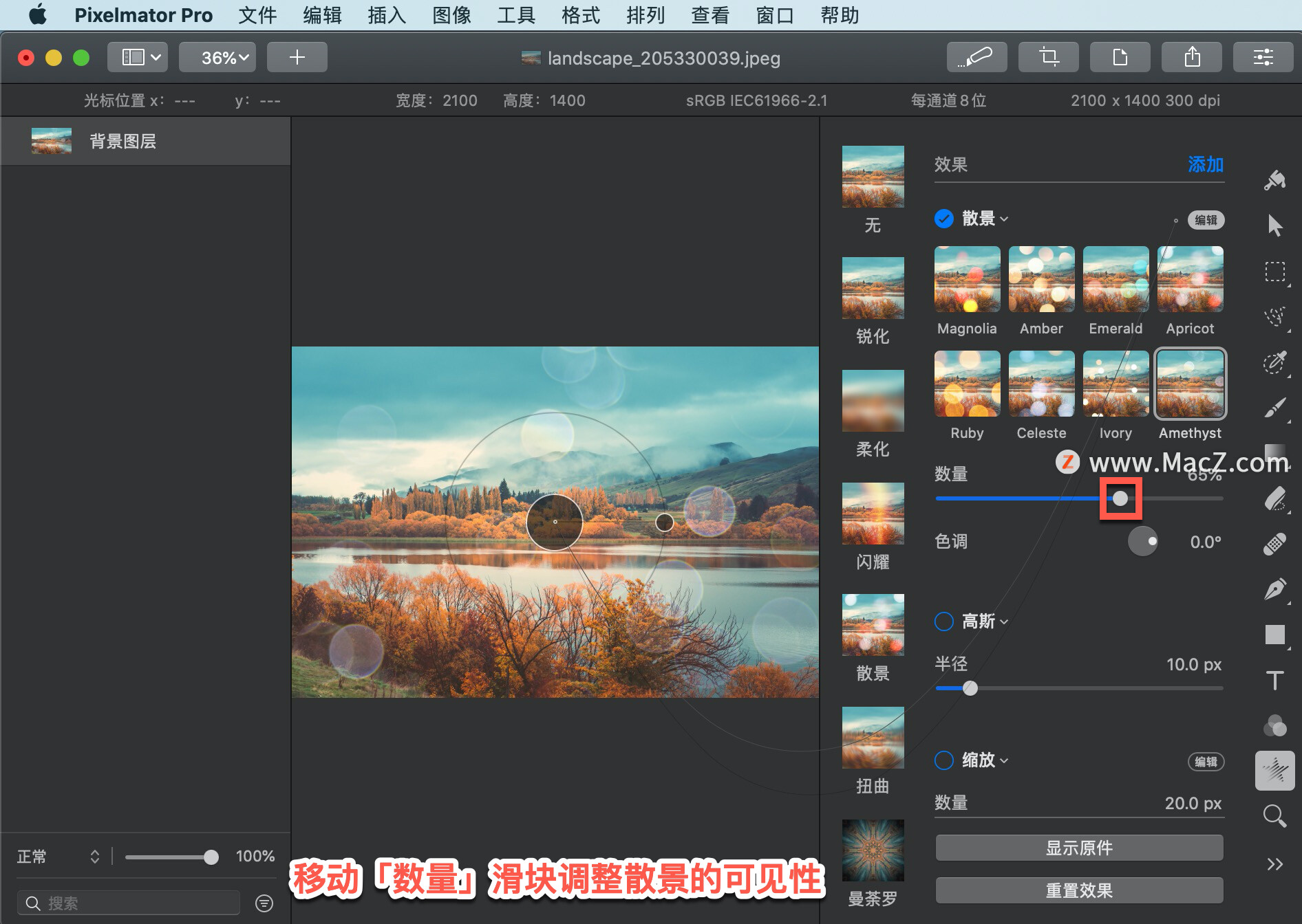 Pixelmator Pro?̡̳133 Pixelmator Pro?Ӧ?ɢЧ