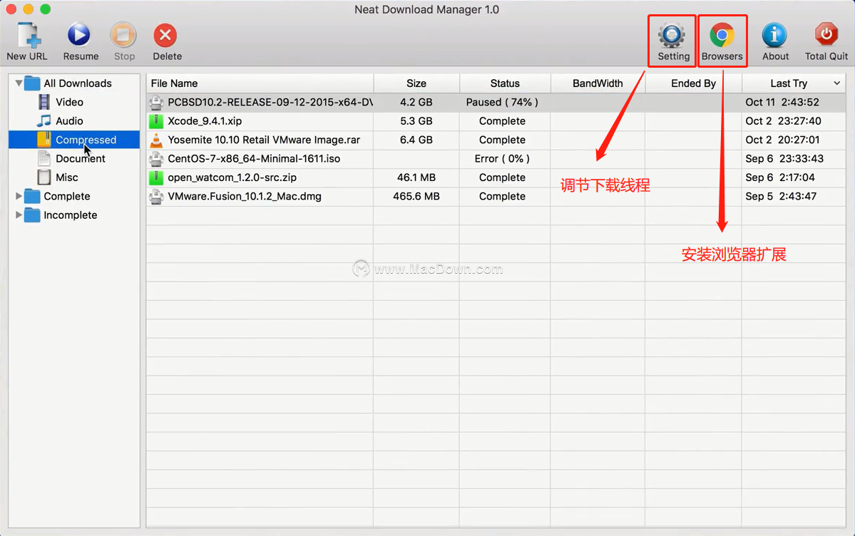 mac߳عߣMacIDMعNeat Download Manager Mac