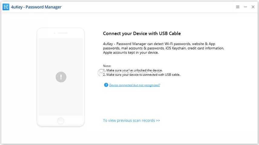 iPhoneiPadϲҺͲ鿴룿  4uKey Password Manager for Macʹý̳