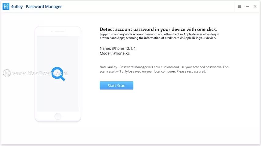 iPhoneiPadϲҺͲ鿴룿  4uKey Password Manager for Macʹý̳