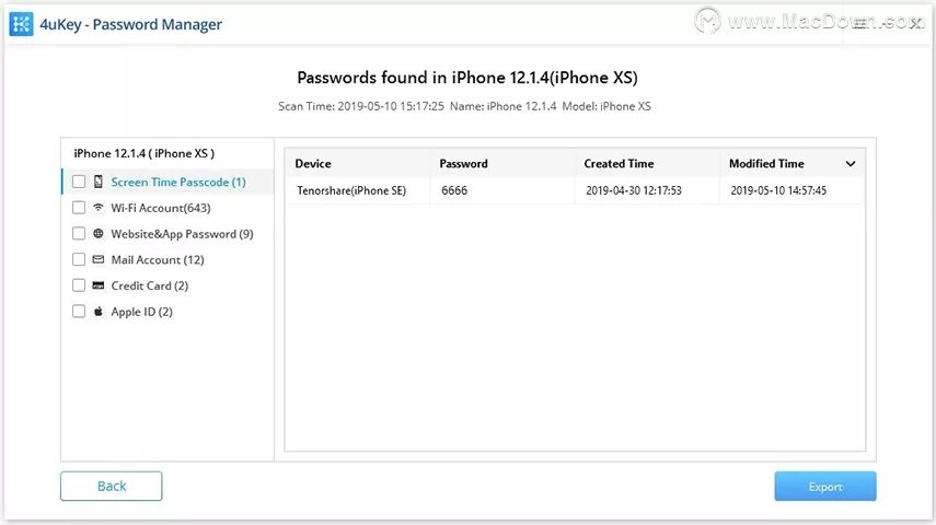 iPhoneiPadϲҺͲ鿴룿  4uKey Password Manager for Macʹý̳