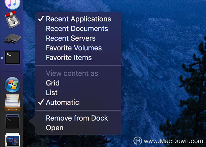 Mac Dockӿʼ˵ĵб