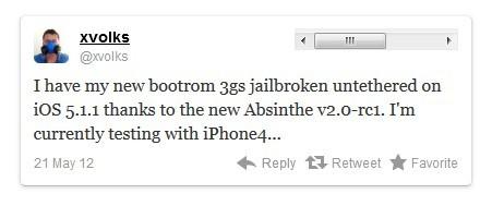 iOS 5.1.1Խ:Absinthe 2.0