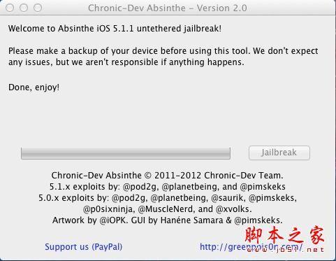 ƻiOS 5.1.1MacԽķ Absinthe 2.0 (ͼĽ̳)Խ