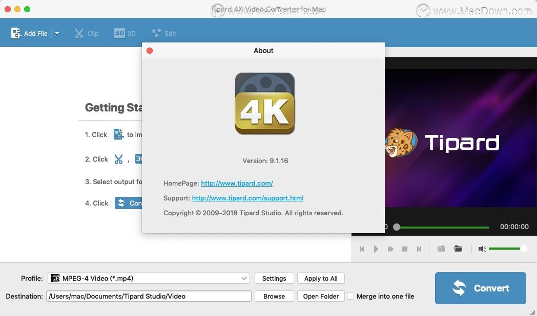 ƵתTipard 4K Video Converter