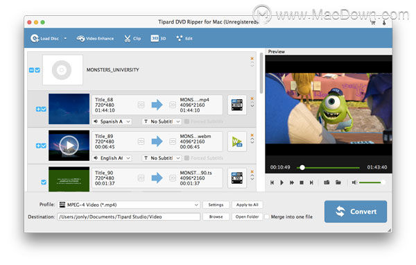 Tipard DVD Ripper for Mac α༭Ƶ