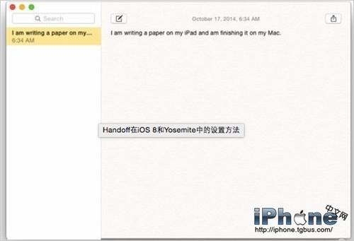 OS X YosemiteԼiOS8Handoff÷ʽ
