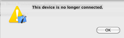 No provisioned iOS device is connected