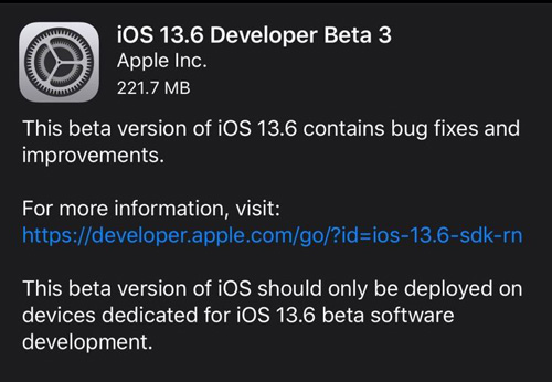 iOS13.6ļôذװ