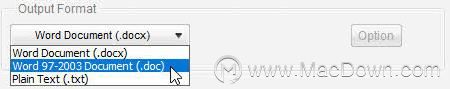 Mac OS XϽPDFתΪMicrosoft Word