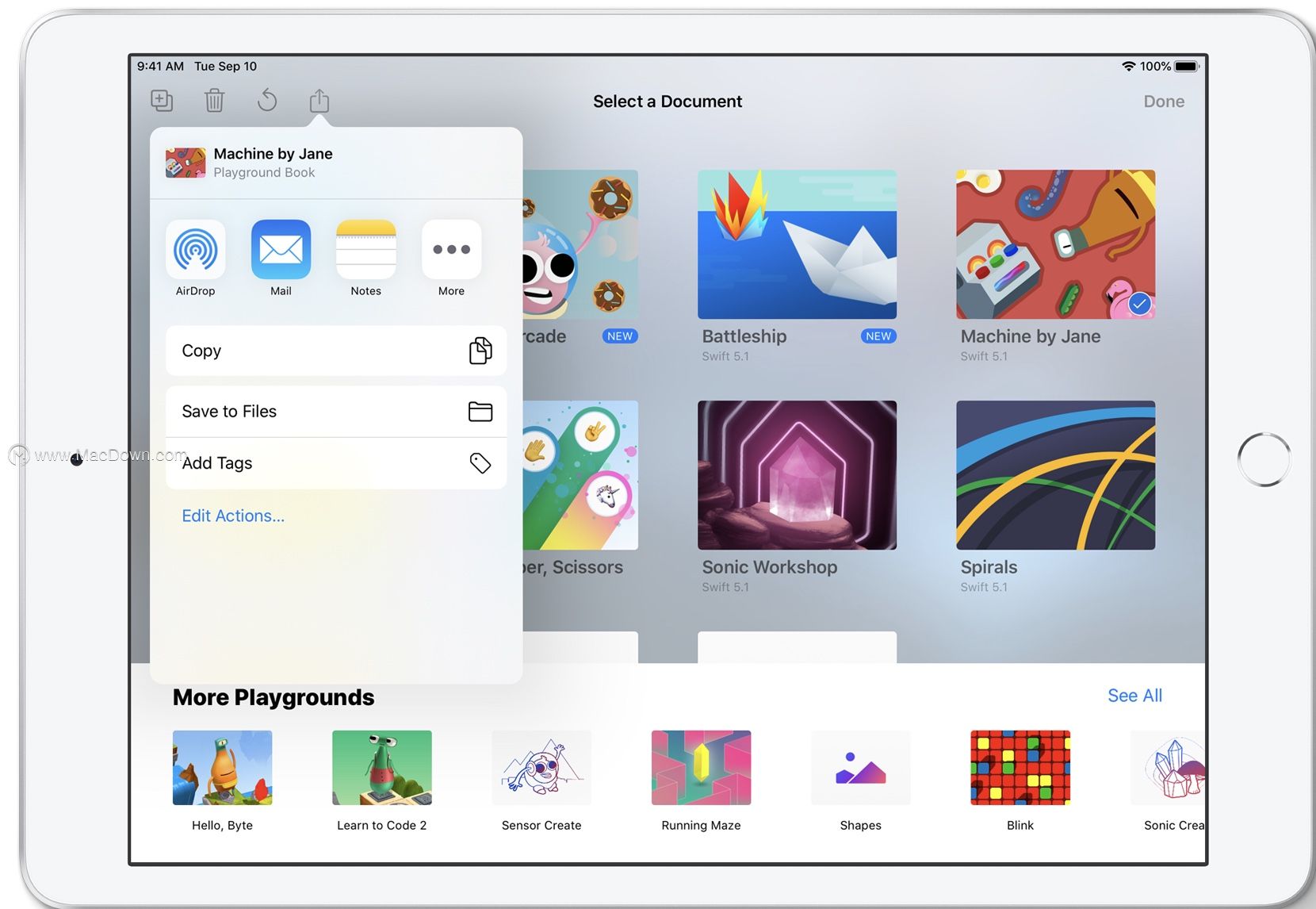 Swift Playgrounds for mac֪ʶ