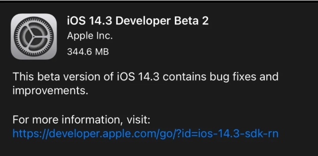 IOS14.3beta2޸ʲô