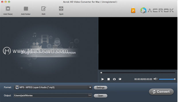 Acrok HD Video Converter for MacתƵƵļ