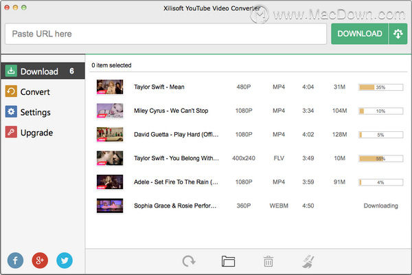 Xilisoft YouTube Video ConverterƵתʽ