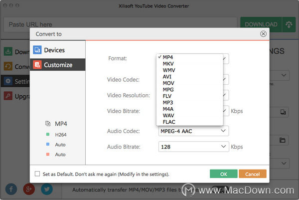 Xilisoft YouTube Video ConverterƵתʽ