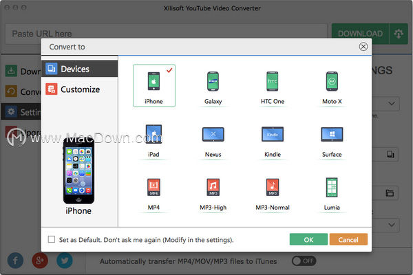 Xilisoft YouTube Video ConverterƵתʽ