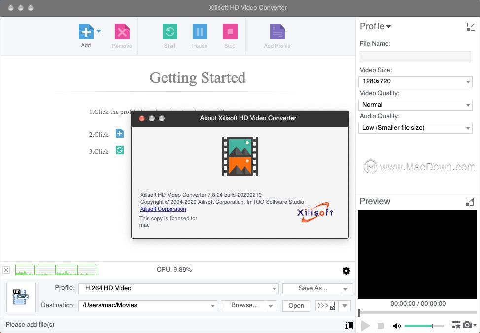 MacXilisoft HD Video Converterʹý̳