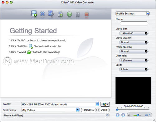 MacXilisoft HD Video Converterʹý̳