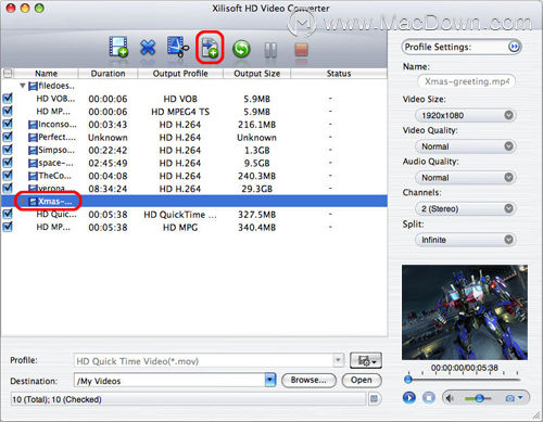 MacXilisoft HD Video Converterʹý̳