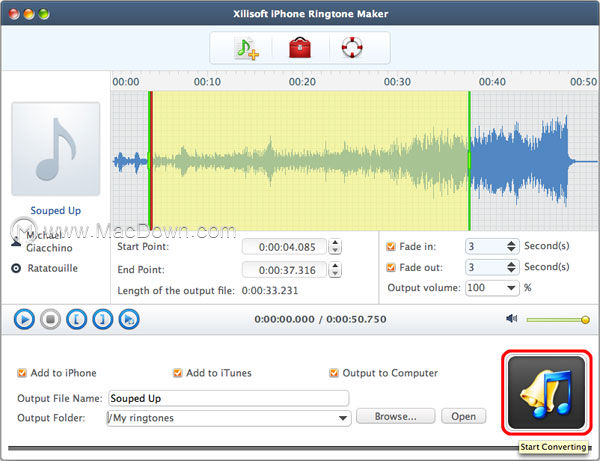 MacXilisoft iPhone Ringtone Makerʹý̳