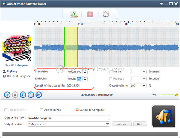 ʹiPhone40룿Xilisoft iPhone Ringtone Makerʹý̳