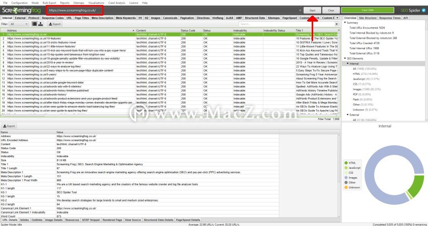 ʹScreaming Frog SEO Spider βҶϿ