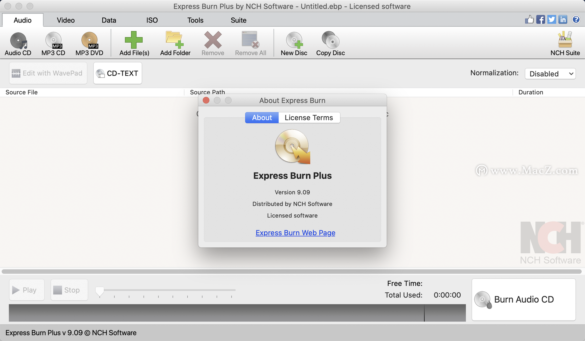 ʹExpressBurn Plus mac¼CD  ExpressBurn Plusʹý̳