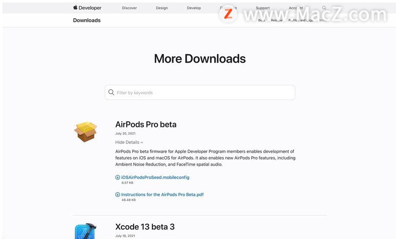 ƻ AirPods Pro Beta 2 ̼֧ͨǿ iOS 15 Beta  iPhone