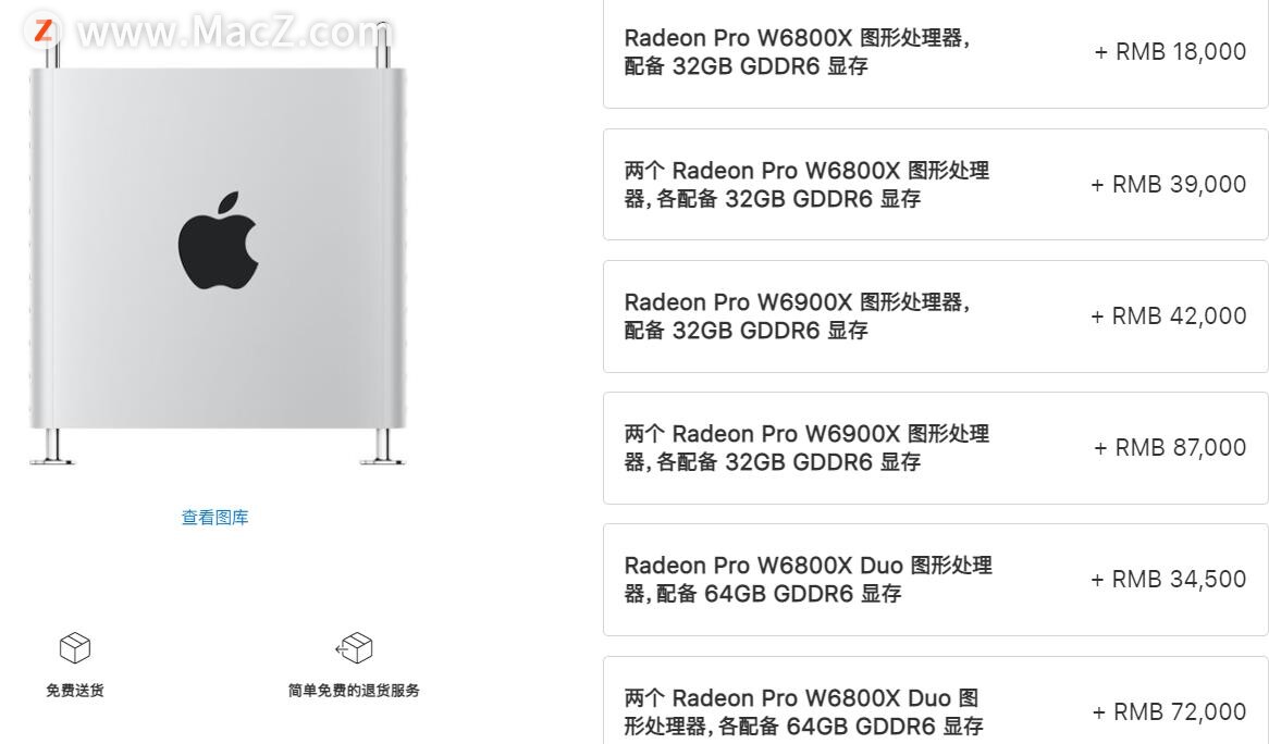 ƻMac Pro¿AMD Radeon Pro W6000Կϸ