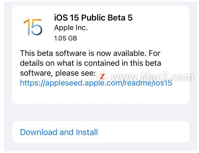 ƻ iOS 15/iPadOS 15/watchOS 8/tvOS 15  Beta 6 