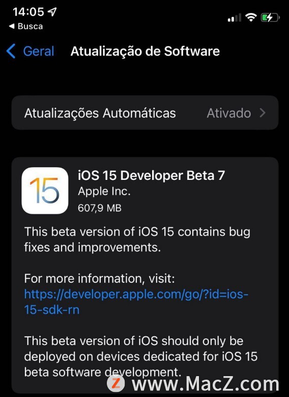 ƻ iOS 15/iPadOS 15 Ԥ/ Beta 7 