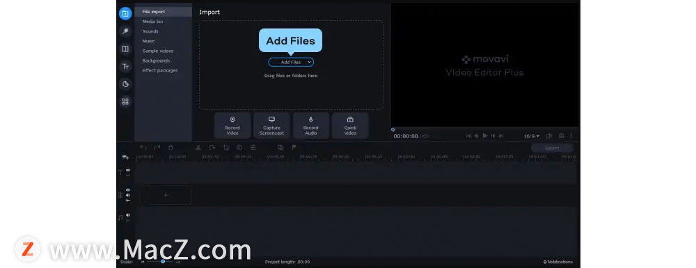 ƻMacʹ Movavi Video Editor Plus лƵ