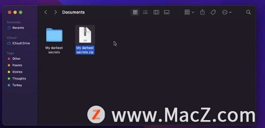 Macֽ̳̣macOSMontereyдZIPļ