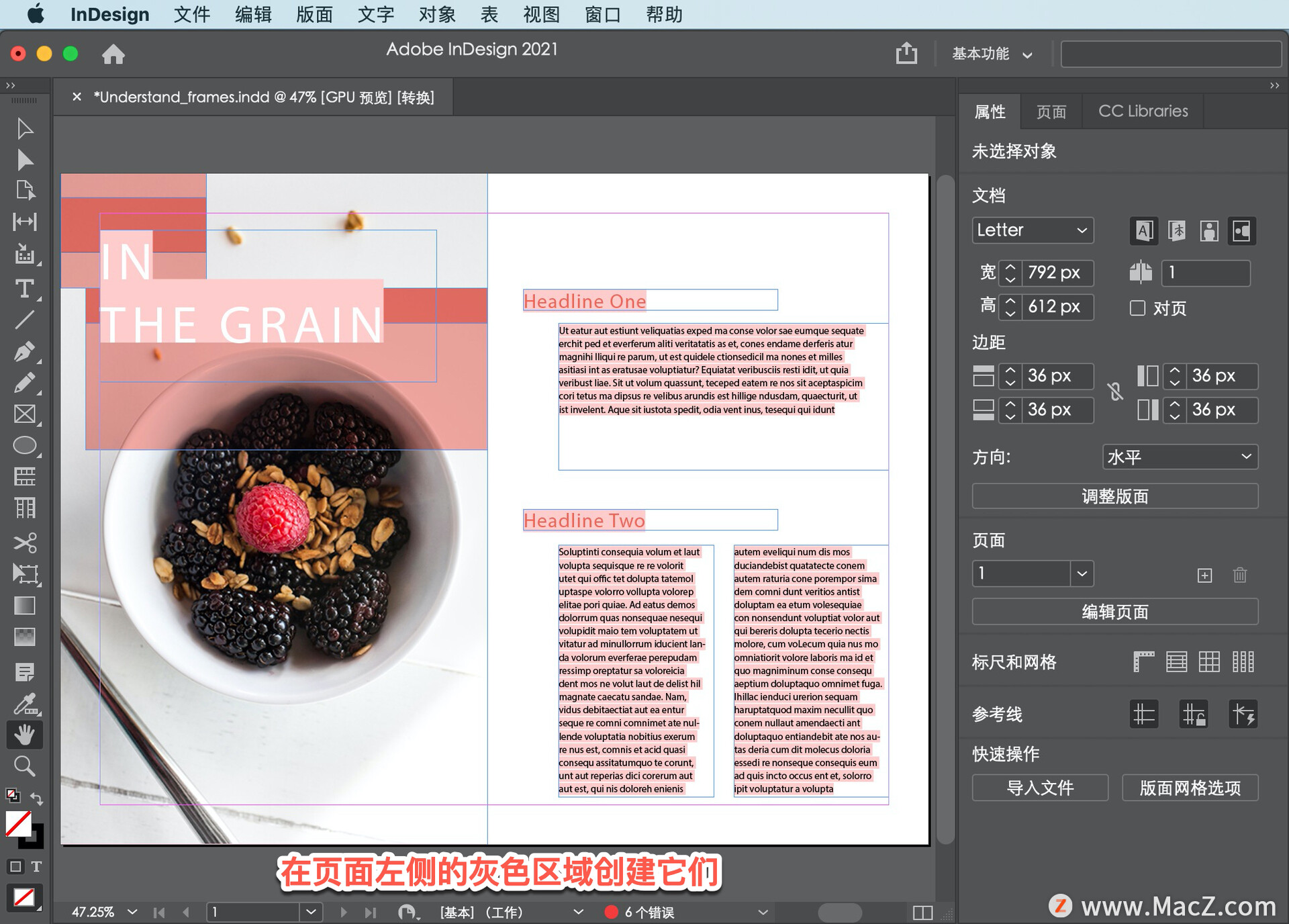 InDesign ̡̳5 InDesign ʹõĲͬ͵Ŀܣ