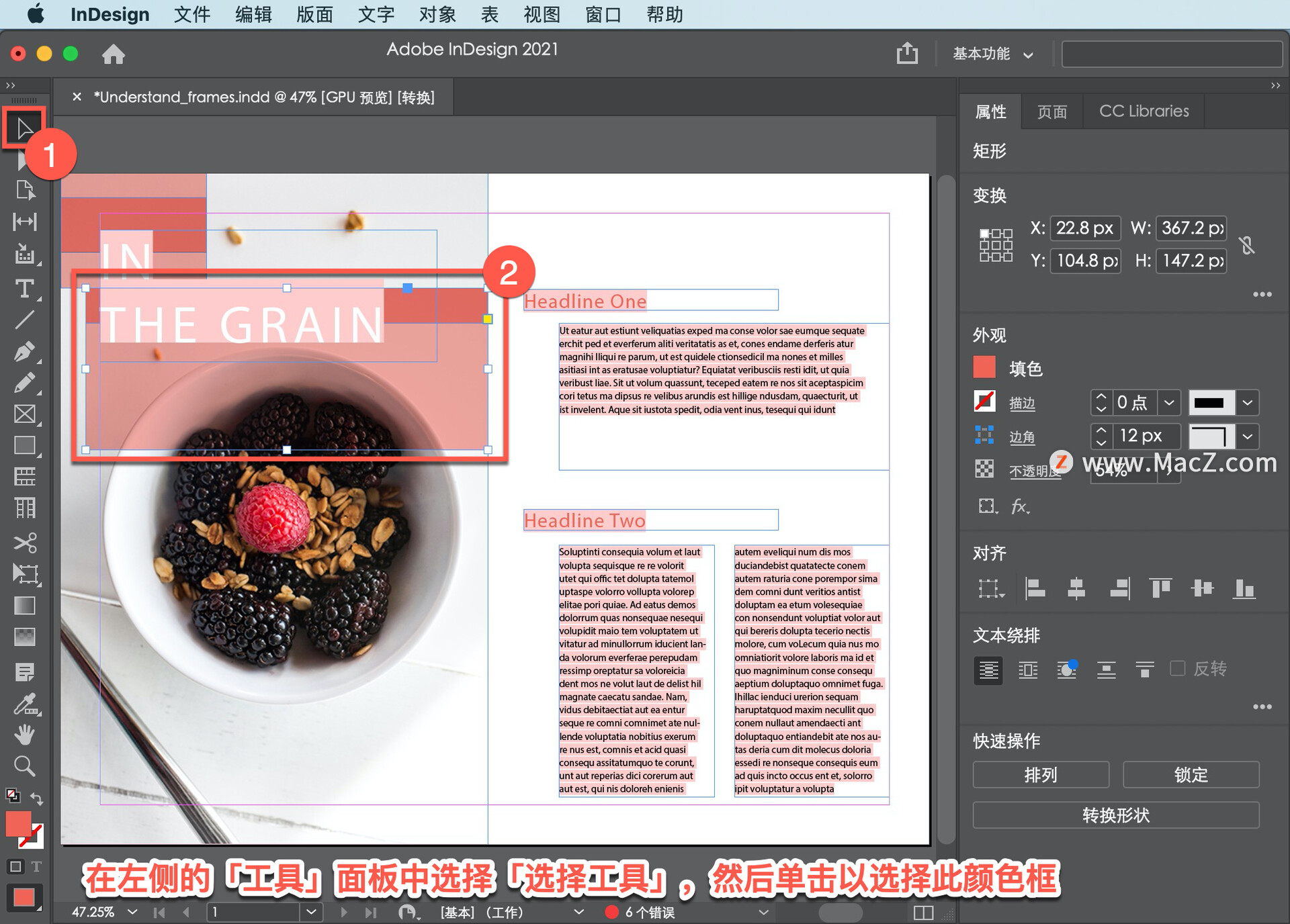 InDesign ̡̳5 InDesign ʹõĲͬ͵Ŀܣ