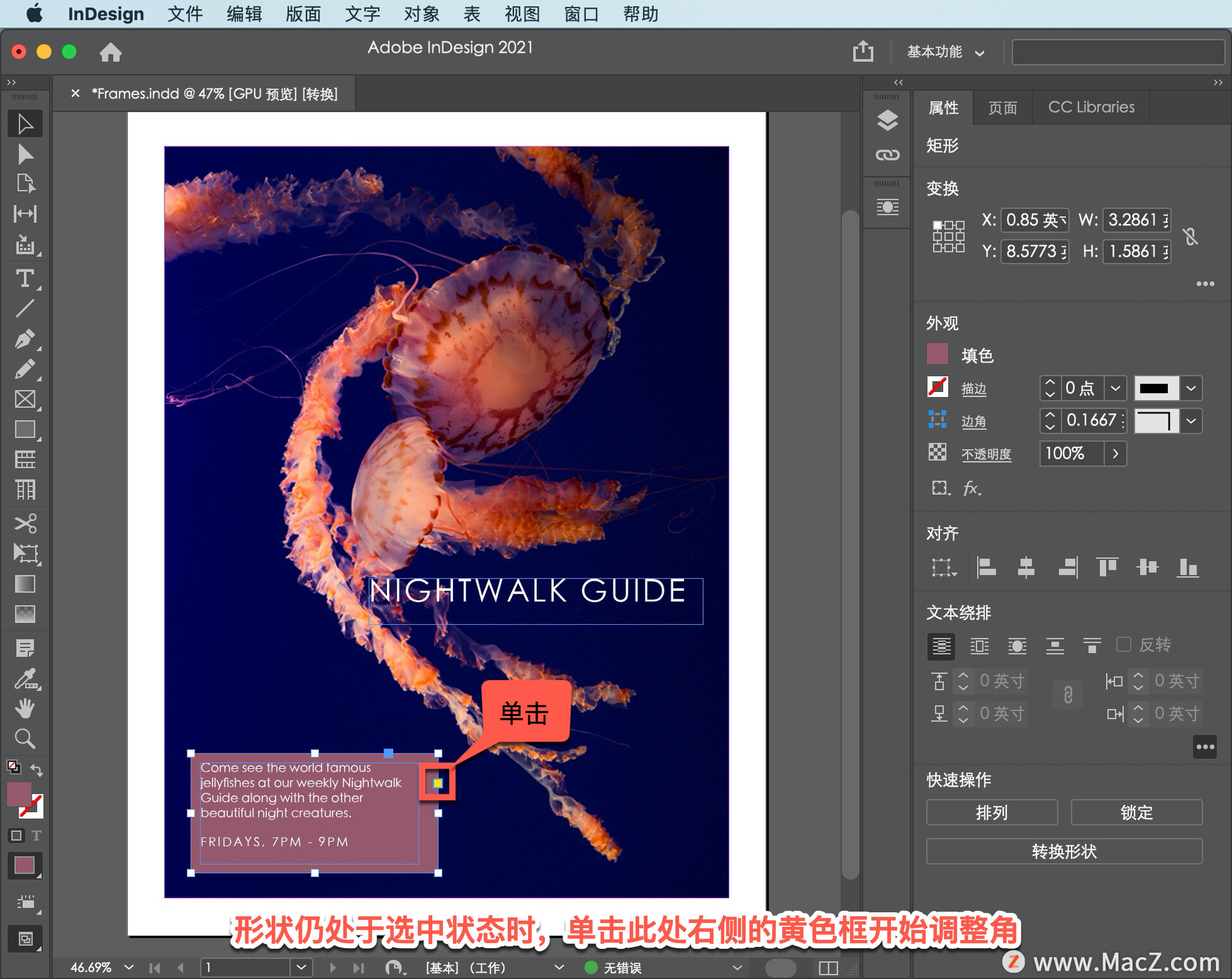 InDesign ̡̳21δͱ༭ͼԪصĿܣ