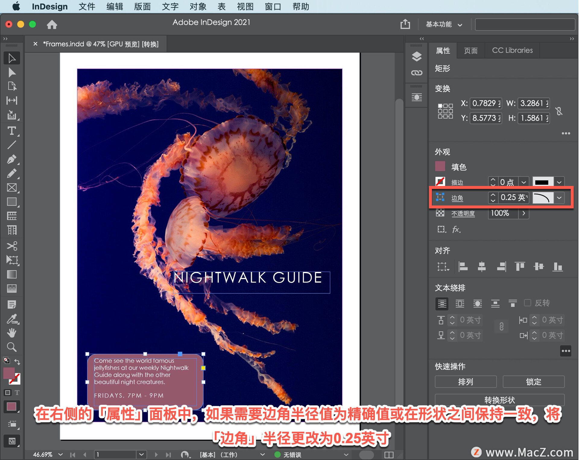 InDesign ̡̳21δͱ༭ͼԪصĿܣ