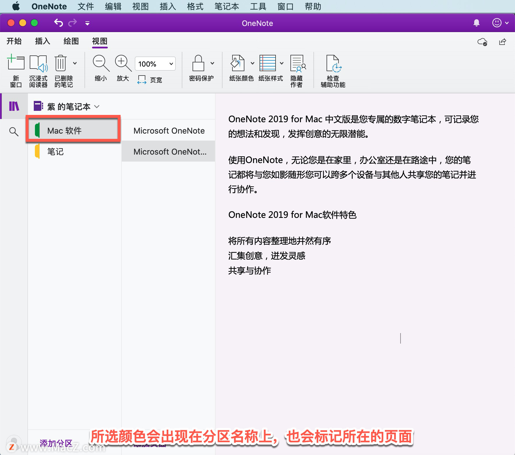 Microsoft OneNote ̡̳5 OneNote ҳʽ