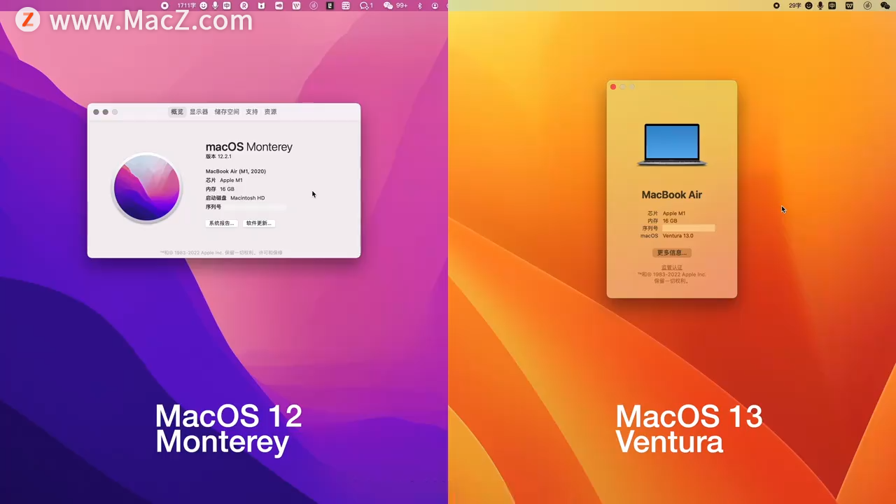 macOS Ventura 13ϵͳ֮ǰ12ϵͳ֮ͬĶԱȣӦû