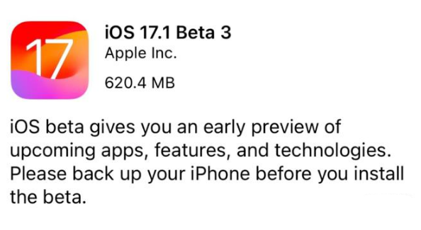 iOS 17.1 beta3ʲôݣiOS 16.7.1 ʽֵ