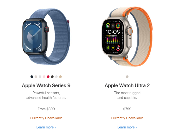 ƻֹͣ Apple Watch Series 9  Ultra 2