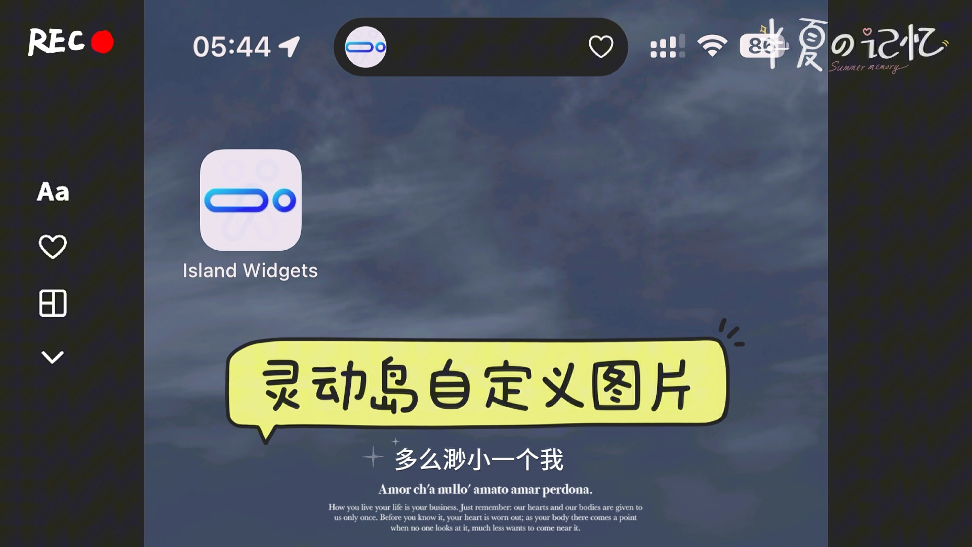 鶯ԶͼƬiPhone15ʹüɷ鶯ֻرApp - Island Widgets