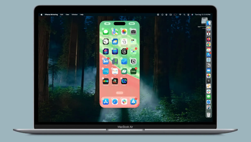 ƻ macOS 15 Sequoia  iOS 18  iPhone Ͷֱ Mac Ϲ iPhone 