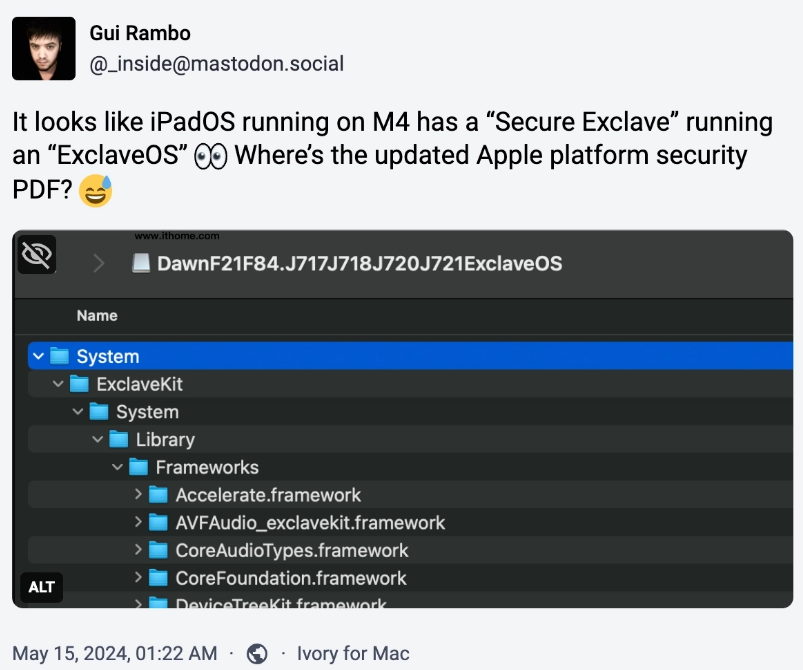 ƻ iPhone 16 ȫϵ Secure Exclave