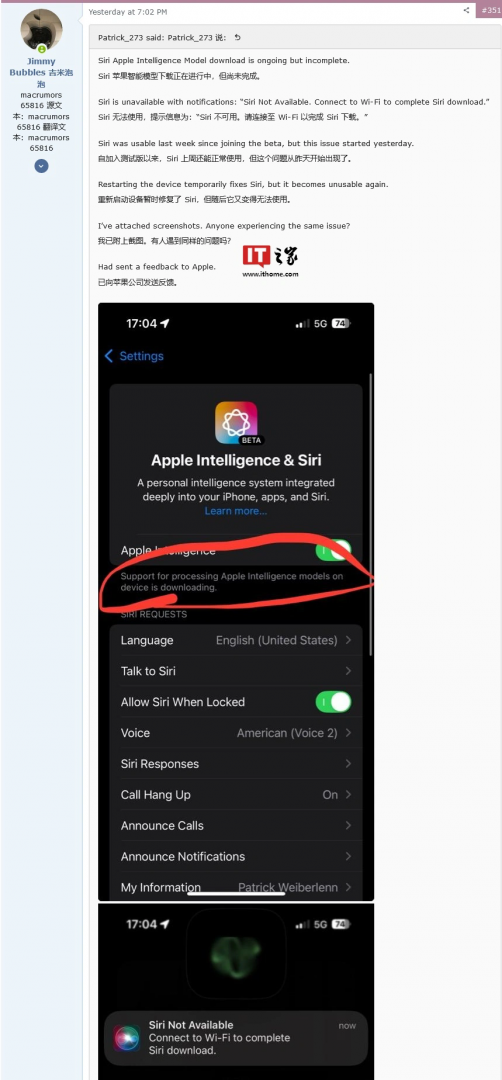 iOS 18.1 BetaiPhoneûSiri޷ʹ