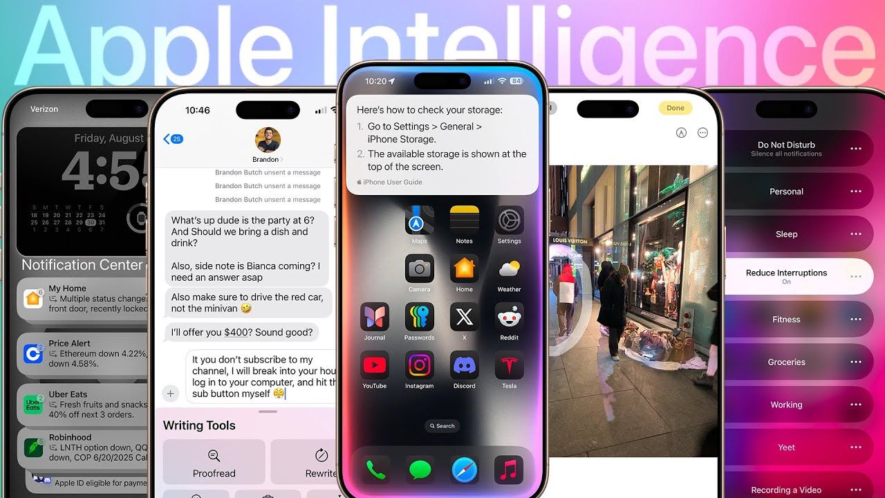 iOS 18.1ʽ-йڱƵչʾĿǰApple Intelligenceڸ۰iPhoneʹá