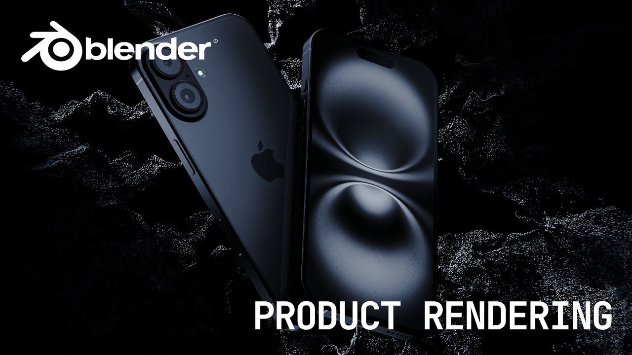 Blender ʵ iPhone 16ֻƷȾ ӢĻ