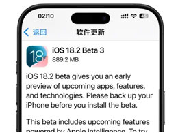 ƻ iOS / iPadOS 18.2 Beta 3 Ӧãû